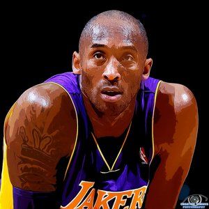 Kobe Bryant (Black Mamba) Realistic Digital Vector Portrait set of 3